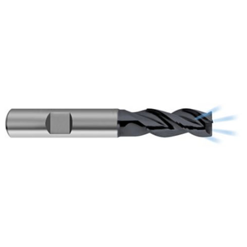 Carbide End Mill 3F Aluminium Coated with Cooling 54592